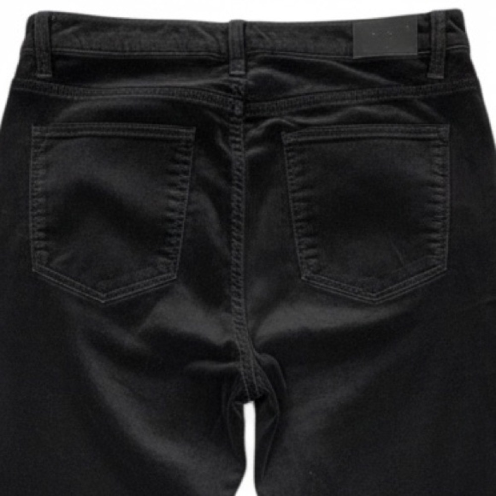 Talbots Women’s Black Velveteen Straight Leg Pants | Size 8 - Picture 5 of 9